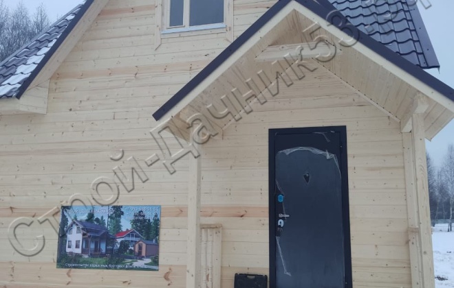 4 Каркасно-щитовой дом   Д-59, 6х6м, 69,8  М², Московская область, Раменский район, деревня  Малышево. (18)